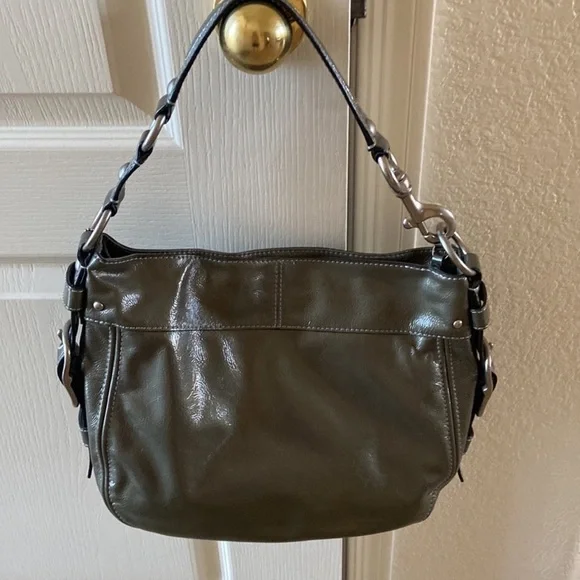 Coach Zoe Patent Leather Hobo Bag - Picture 2 of 7